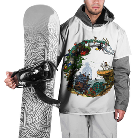 Накидка на куртку 3D с принтом Миры Хаяо Миядзаки унесенные призраками и другие в Петрозаводске, 100% полиэстер |  | аниме | ветер крепчает | поньо | порко россо | призрак | тоторо | унесенные призраками | хаяо миядзаки | ходячий замок