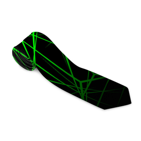 Галстук 3D с принтом ЯДОВИТЫЕ ЛИНИИ | ЗЕЛЕНЫЙ | ГЕОМЕТРИЯ в Санкт-Петербурге, 100% полиэстер | Длина 148 см; Плотность 150-180 г/м2 | green | neon | геометрия | зеленый | неон | неоновый | хаос | ядовитые линии | ядовитый