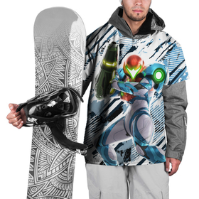 Накидка на куртку 3D с принтом Metroid Dread   Метроид Дредд в Тюмени, 100% полиэстер |  | metroid | robot | samus | дреад | дредд | метроид | робот | самус аран