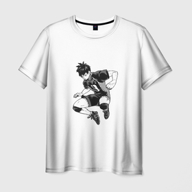 Мужская футболка 3D с принтом Кагеяма , 100% полиэфир | прямой крой, круглый вырез горловины, длина до линии бедер | anime | voleybool | аниме | волейбол