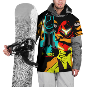 Накидка на куртку 3D с принтом Metroid   Metroid Dread , 100% полиэстер |  | Тематика изображения на принте: action | metroid | metroid dread | samus aran | zdr | метроид дред | мэторойдо дореддо | робот emmi | самус аран
