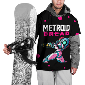 Накидка на куртку 3D с принтом Metroid | Метроид в Тюмени, 100% полиэстер |  | game | mercurysteam | metroid dread | metroid fusion | игра | компьютерная игра | метроид дреад | мэтройдо дореддо