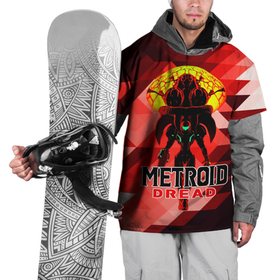 Накидка на куртку 3D с принтом Metroid Dread   Метроид Дреад , 100% полиэстер |  | Тематика изображения на принте: emmi | metroid | metroid dread | samus | samus aran | метроид дреад | метроид дред | метроид дредд | самус аран