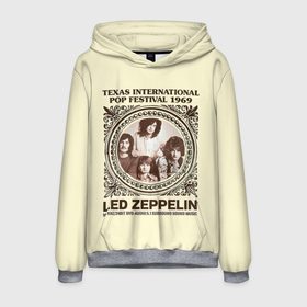 Мужская толстовка 3D с принтом Led Zeppelin   Texas International Pop Festival 1969 , 100% полиэстер | двухслойный капюшон со шнурком для регулировки, мягкие манжеты на рукавах и по низу толстовки, спереди карман-кенгуру с мягким внутренним слоем. | led | led zep | led zeppelin | ledzep | lz | zoso | альбом | джимми пейдж | джон генри бонэм | джон пол джонс | зосо | лед зепелен | лед зеппелин | ледзепелен | ледзеппелин | роберт плант | рок группа