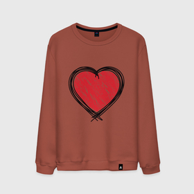Мужской свитшот хлопок с принтом Doodle Heart в Курске, 100% хлопок |  | Тематика изображения на принте: граффити | карандаш | любовь | набросок | рисунок | сердце | эских