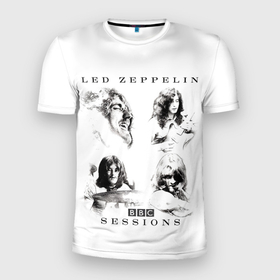 Мужская футболка 3D Slim с принтом BBC Sessions   Led Zeppelin в Екатеринбурге, 100% полиэстер с улучшенными характеристиками | приталенный силуэт, круглая горловина, широкие плечи, сужается к линии бедра | led | led zep | led zeppelin | ledzep | lz | zoso | альбом | джимми пейдж | джон генри бонэм | джон пол джонс | зосо | лед зепелен | лед зеппелин | ледзепелен | ледзеппелин | роберт плант | рок группа