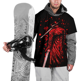 Накидка на куртку 3D с принтом Katana Man (Chainsaw Man) , 100% полиэстер |  | chainsaw man | katana man | samurai sword | аниме | бензопила | демон | манга | человек катана | человекбензопила