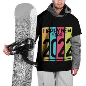 Накидка на куртку 3D с принтом Просто и со вкусом 2022 новый год в Новосибирске, 100% полиэстер |  | new year | tiger | год тигра | новый год | праздник | с новым годом | тигр