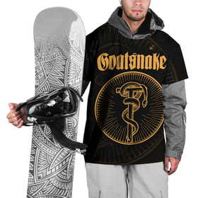 Накидка на куртку 3D с принтом Goatsnake , 100% полиэстер |  | black age blues | doom metal | flower of disease | goatsnake | группы | змея | метал | музыка | рок