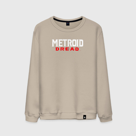 Мужской свитшот хлопок с принтом Metroid Dread Логотип в Белгороде, 100% хлопок |  | Тематика изображения на принте: aran | dread | mercurysteam | metroid | nintendo | samus | samus aran | самус аран