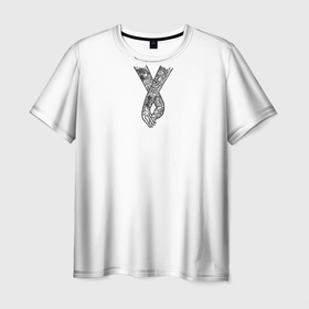 Мужская футболка 3D с принтом ТатуМода в Тюмени, 100% полиэфир | прямой крой, круглый вырез горловины, длина до линии бедер | майка с тату | орел | рок | тату | татуировки
