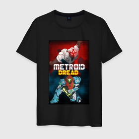 Мужская футболка хлопок с принтом Poster | Metroid Dread , 100% хлопок | прямой крой, круглый вырез горловины, длина до линии бедер, слегка спущенное плечо. | Тематика изображения на принте: game | logo | mercurysteam | metroid dread | metroid fusion | poster | игра | компьютерная игра | лого | логотип | метроид дреад | мэтройдо дореддо | постер | эмблема