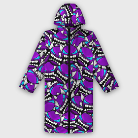 Дождевик унисекс 3D с принтом GEOMETRY DASH VIOLET DEMON PATTERN в городе Новоалтайск,  |  | Тематика изображения на принте: 2d | arcade | demon | game | geometry dash | meltdown | robtop | smile | аркада | геометрический тире | демон | раннер | смайлы | эмоции