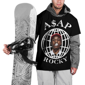 Накидка на куртку 3D с принтом ASAP WORLD в Петрозаводске, 100% полиэстер |  | asap rocky | hip hop | rap | rep | асап роки | исполнители | исполнитель | музыка | реп