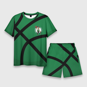 Мужской костюм с шортами 3D с принтом Boston Celtics, Бостон Селтикс в Кировске,  |  | Тематика изображения на принте: boston | boston celtics | celtics | nba | баскетбол | бостон | бостон селтикс | нба | селтикс