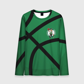 Мужской лонгслив 3D с принтом Boston Celtics, Бостон Селтикс в Новосибирске, 100% полиэстер | длинные рукава, круглый вырез горловины, полуприлегающий силуэт | boston | boston celtics | celtics | nba | баскетбол | бостон | бостон селтикс | нба | селтикс