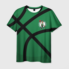 Мужская футболка 3D с принтом Boston Celtics, Бостон Селтикс , 100% полиэфир | прямой крой, круглый вырез горловины, длина до линии бедер | boston | boston celtics | celtics | nba | баскетбол | бостон | бостон селтикс | нба | селтикс