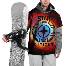 Накидка на куртку 3D с принтом Star Citizen   Squadron 42 в Петрозаводске, 100% полиэстер |  | Тематика изображения на принте: squadron 42 | star citizen | галактика | игры | космического симулятора | космос
