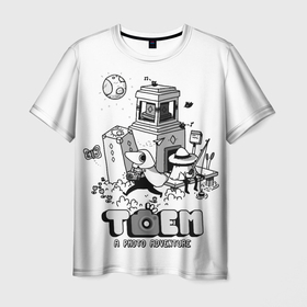 Мужская футболка 3D с принтом TOEM в Кировске, 100% полиэфир | прямой крой, круглый вырез горловины, длина до линии бедер | a photo adventure | toem | гемерские | игры | приключения | фото | фотограф