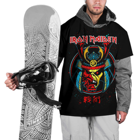 Накидка на куртку 3D с принтом Iron Maiden   Senjutsu в Кировске, 100% полиэстер |  | iron maiden | senjutsu | айрон мейден | группы | музыка | рок | самурай | хевиметал | череп