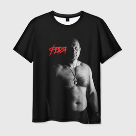 Мужская футболка 3D с принтом ФЕДЯ. в Белгороде, 100% полиэфир | прямой крой, круглый вырез горловины, длина до линии бедер | боец | емельяненко | имя | мужчина | надпись | торс | федор