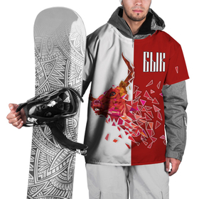 Накидка на куртку 3D с принтом БЫК (BULLS) в Санкт-Петербурге, 100% полиэстер |  | Тематика изображения на принте: beast | brutal | bull | friend | friends | gang | man | red | white | банда | белый | брутальный | бык | бычара | другу | друзья | зверь | красный | мужик