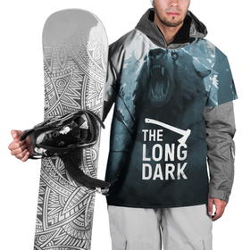 Накидка на куртку 3D с принтом The Long Dark (медведь) в Белгороде, 100% полиэстер |  | the long dark | выживание | выживший | долгая тьма | зима | игры | лес | медведь | топор
