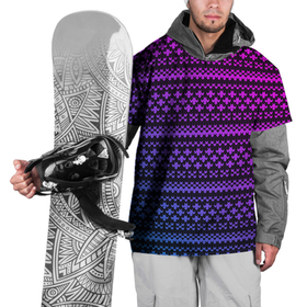 Накидка на куртку 3D с принтом НЕОНОВЫЙ СВИТЕР NEON SWEATER в Белгороде, 100% полиэстер |  | knitted | neon | sweater | вязанный | вязаный | градиент | неон | свитер