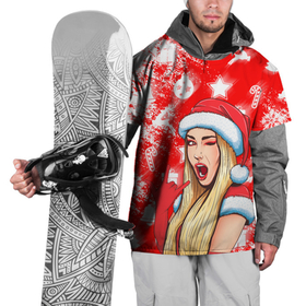 Накидка на куртку 3D с принтом Праздник к нам приходит. в Санкт-Петербурге, 100% полиэстер |  | 2022 | happy new year | merry christmas | год тигра | зима близко | нг | новогодний | новогодний тигр | новый год | новый год 2022 | рождество | символ 2022 года | снег | снегурочка | снежинки