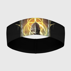 Повязка на голову 3D с принтом Elden Ring fire keeper в Белгороде,  |  | dark souls | elden | elder ring | ring | дарк соулс | элдер ринг | элдер ринк