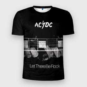 Мужская футболка 3D Slim с принтом Let There Be Rock   AC DC , 100% полиэстер с улучшенными характеристиками | приталенный силуэт, круглая горловина, широкие плечи, сужается к линии бедра | Тематика изображения на принте: ac dc | acdc | angus young | австралийская | альбом | ангус янг | ас дс | асдс | блюз | крис слэйд | метал | молния | музыка | певец | рок группа | рокнролл | стиви янг | хард | хардрок | эксл роуз