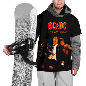 Накидка на куртку 3D с принтом If You Want Blood Youve Got It   AC DC в Кировске, 100% полиэстер |  | ac dc | acdc | angus young | австралийская | альбом | ангус янг | ас дс | асдс | блюз | крис слэйд | метал | молния | музыка | певец | рок группа | рокнролл | стиви янг | хард | хардрок | эксл роуз