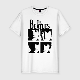 Мужская футболка хлопок Slim с принтом The Beatles   legendary group в Белгороде, 92% хлопок, 8% лайкра | приталенный силуэт, круглый вырез ворота, длина до линии бедра, короткий рукав | england | englang | george harrison | group | john lennon | legend | liverpool | paul mccartney | ringo starr | the beatles | англия | битлз | группа | джон леннон | джордж харрисон | легенда | ливерпуль | пол маккартни | ринго старр