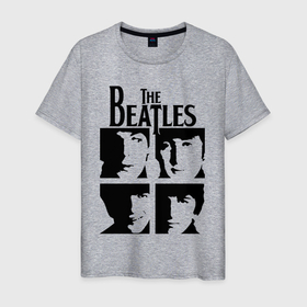 Мужская футболка хлопок с принтом The Beatles   legendary group , 100% хлопок | прямой крой, круглый вырез горловины, длина до линии бедер, слегка спущенное плечо. | england | englang | george harrison | group | john lennon | legend | liverpool | paul mccartney | ringo starr | the beatles | англия | битлз | группа | джон леннон | джордж харрисон | легенда | ливерпуль | пол маккартни | ринго старр