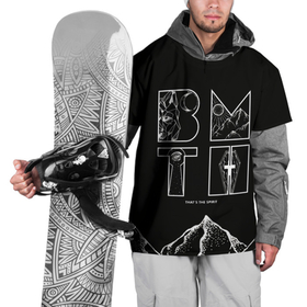 Накидка на куртку 3D с принтом Thats the spirit BMTH в Петрозаводске, 100% полиэстер |  | alternative | bring me the horizon | metall | music | rock | альтернатива | бринг ми зэ харайзон | бринги | металл | музыка | рок