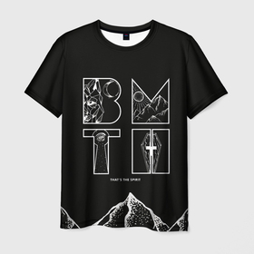 Мужская футболка 3D с принтом Thats the spirit BMTH в Новосибирске, 100% полиэфир | прямой крой, круглый вырез горловины, длина до линии бедер | Тематика изображения на принте: alternative | bring me the horizon | metall | music | rock | альтернатива | бринг ми зэ харайзон | бринги | металл | музыка | рок