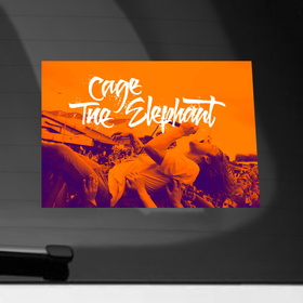 Наклейка на автомобиль с принтом Cage the elephant , ПВХ |  | alternative | cage the elephant | metall | music | rock | альтернатива | кэйдж зэ элефант | металл | музыка | рок