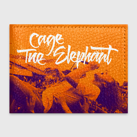 Обложка для студенческого билета с принтом Cage the elephant в Петрозаводске, натуральная кожа | Размер: 11*8 см; Печать на всей внешней стороне | Тематика изображения на принте: alternative | cage the elephant | metall | music | rock | альтернатива | кэйдж зэ элефант | металл | музыка | рок