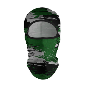 Балаклава 3D с принтом Green Paint Splash в Новосибирске, 100% полиэстер, ткань с особыми свойствами — Activecool | плотность 150–180 г/м2; хорошо тянется, но при этом сохраняет форму. Закрывает шею, вокруг отверстия для глаз кайма. Единый размер | 23 февраля | абстракция | акварель | армия | военные | зеленая | зеленые | зеленый | камуфляж | краски | милитари | на каждый день | хаки