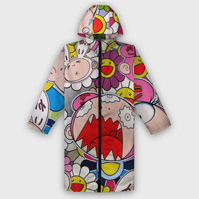 Дождевик унисекс 3D с принтом Takashi Murakami кричащий арт в Рязани,  |  | Тематика изображения на принте: takashi murakami | арт | граффити | кричащий арт | мураками | такаси | такаси мураками | токио | уличное граффити | япония