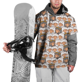Накидка на куртку 3D с принтом Овечки и барашки в Тюмени, 100% полиэстер |  | баран | бараны | барашек | барашки | овен | овца | овцы