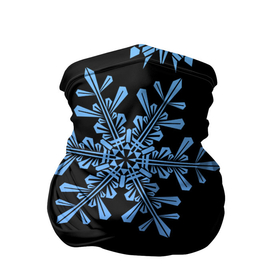 Бандана-труба 3D с принтом Минималистичные Снежинки в Петрозаводске, 100% полиэстер, ткань с особыми свойствами — Activecool | плотность 150‒180 г/м2; хорошо тянется, но сохраняет форму | зима | минимализм | новый год | снег | снегопад | снежинки