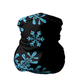 Бандана-труба 3D с принтом Снежная Стена , 100% полиэстер, ткань с особыми свойствами — Activecool | плотность 150‒180 г/м2; хорошо тянется, но сохраняет форму | Тематика изображения на принте: зима | новый год | снег | снегопад | снежинки