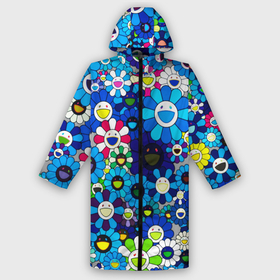 Дождевик унисекс 3D с принтом ТАКАСИ МУРАКАМИ в городе Новоалтайск,  |  | takashi murakami | абстракция | арт | иллюстрация | смайлы | такаси мураками | такаши мураками | цветы | яркие краски