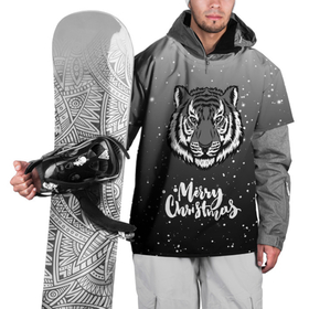 Накидка на куртку 3D с принтом Merry Christmas Год Тигра 2022. , 100% полиэстер |  | 2022 | happy new year | merry christmas | год тигра | зима близко | нг | новогодний | новогодний тигр | новогодняя символика | новый год | новый год 2022 | рождество | символ 2022 года | снег | снежинки | тигр