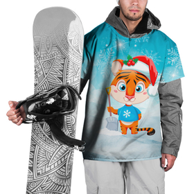 Накидка на куртку 3D с принтом Год тигра 2022 Очищает снег. , 100% полиэстер |  | 2022 | merry christmas | год тигра | зима близко | нг | новогодний | новогодний тигр | новогодняя символика | новый год | новый год 2022 | рождество | символ 2022 года | снег | снежинки | тигр