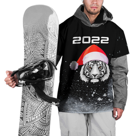 Накидка на куртку 3D с принтом Новогодний тигр 2022. , 100% полиэстер |  | 2022 | happy new year | merry christmas | год тигра | зима близко | нг | новогодний | новогодний тигр | новогодняя символика | новый год | новый год 2022 | рождество | символ 2022 года | снег | снежинки | тигр