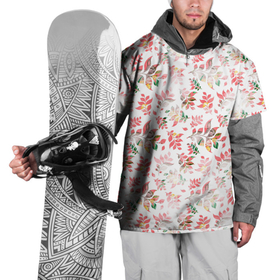 Накидка на куртку 3D с принтом Узор из листьев (паттерн) в Новосибирске, 100% полиэстер |  | Тематика изображения на принте: листочки | листья | паттерн | узор | цветы