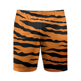 Мужские шорты спортивные с принтом Шкура тигра вектор в Тюмени,  |  | Тематика изображения на принте: tiger | восточный тигр | год тигра | кошка | тигр | тигренок | хищник | шерсть тигра