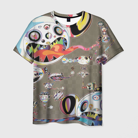 Мужская футболка 3D с принтом Арт Монстров в Курске, 100% полиэфир | прямой крой, круглый вырез горловины, длина до линии бедер | арт | монстры | художники | цвета